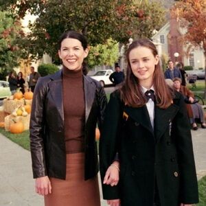 Ann Taylor Loft 100% Leather Brown Blazer - Size 4 (Very Lorelai Gilmore!)